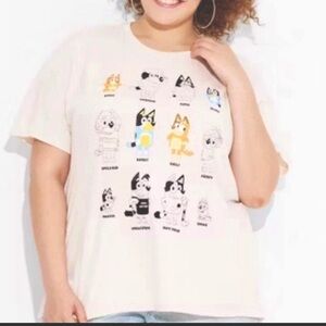 Target Women's Bluey Tshirt NWT XXL‎